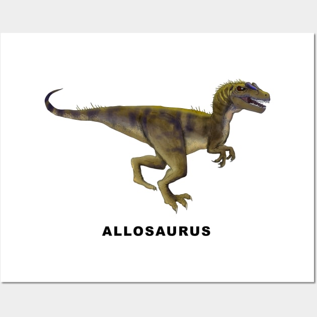 Allosaurus Wall Art by lucamendieta